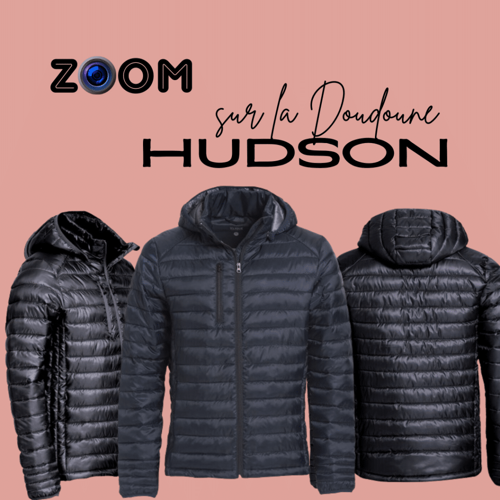 zoom sur la doudoune hudson