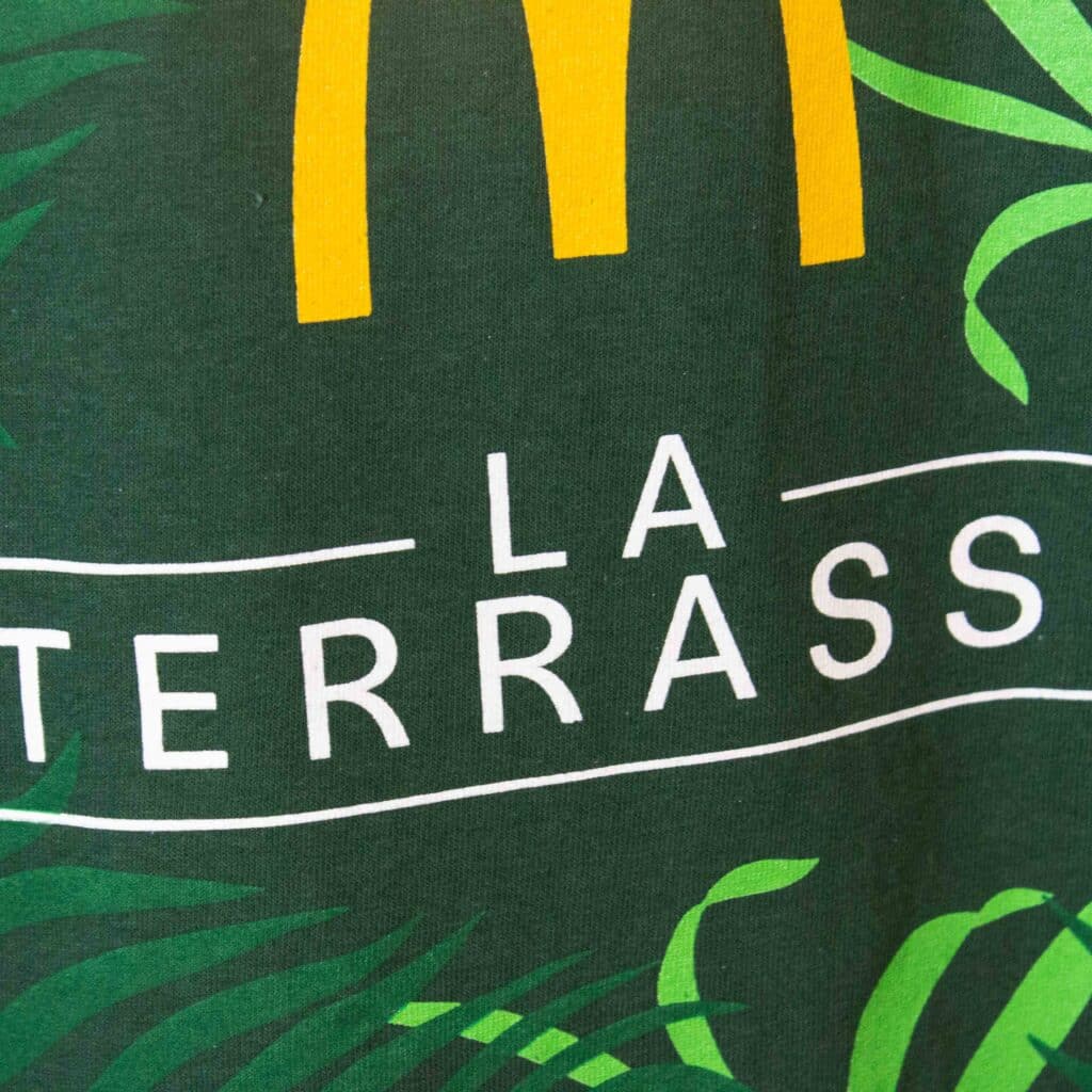 T-shirt Mac Donald's sérigraphié